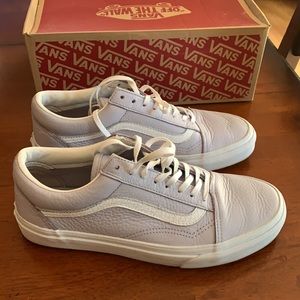 🛵 Vans vintage Old Skool DX color Lilac 100% Tumble leather women 8.5 - Madwell